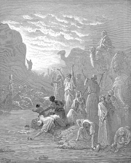 Moses Striking the Rock in Horeb